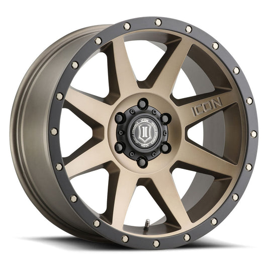 ICON Alloys Rebound, Bronze, 20 x 9 / 6 x 5.5, 0mm Offset, 5" BS