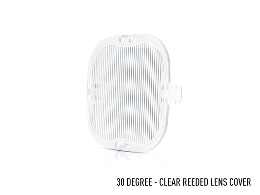 Triple-R Clear clip-on Diffuser Lens Cover (30 Degrees - Horizontal) – compatiable with RP Series Lights - LC-RP-30