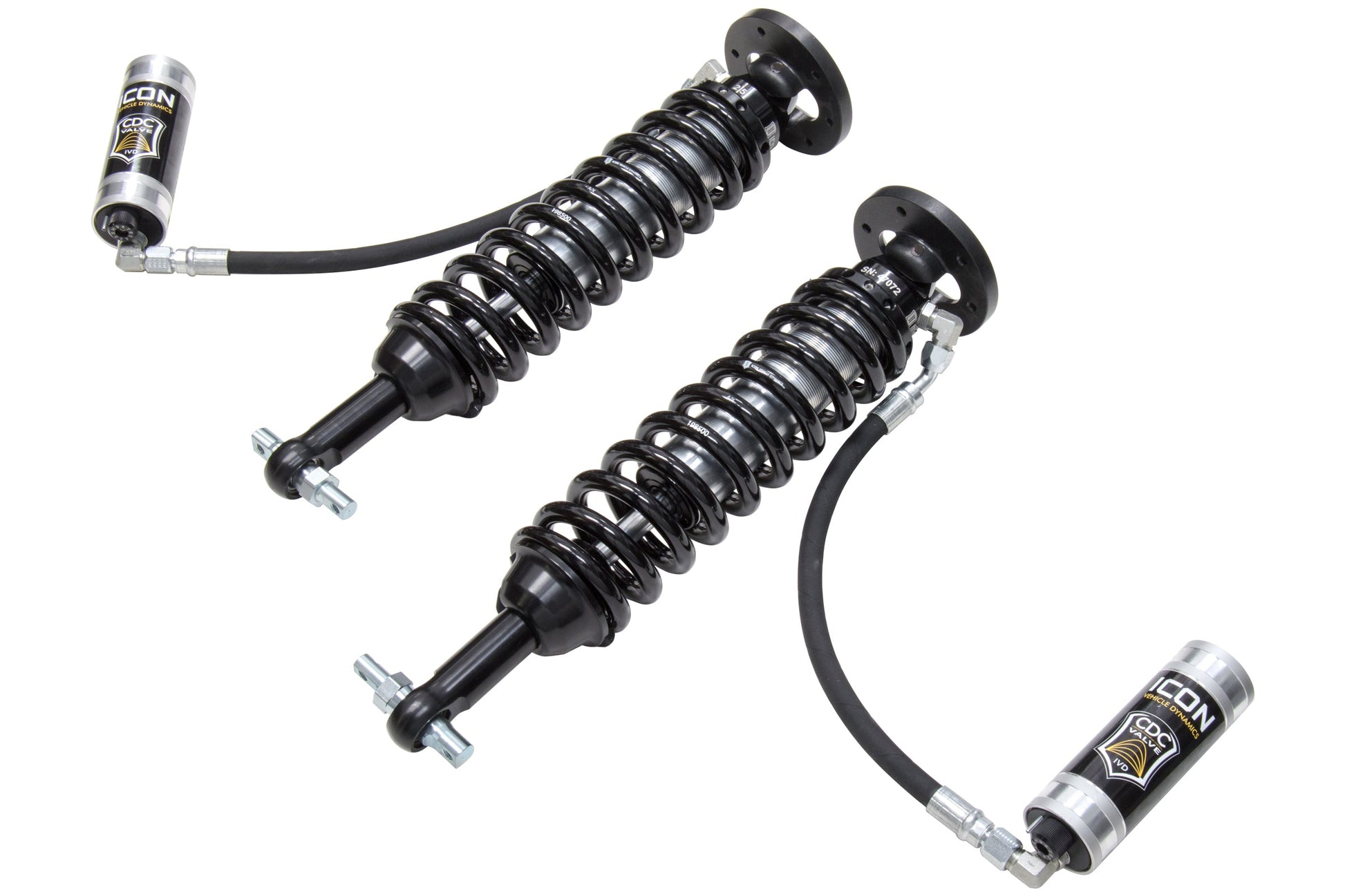 ICON 2014 Ford F-150 2WD, 1.75-2.63” Lift, Front, V.S. 2.5 Series Coilover Kit, Remote Reservoir w/ CDCV