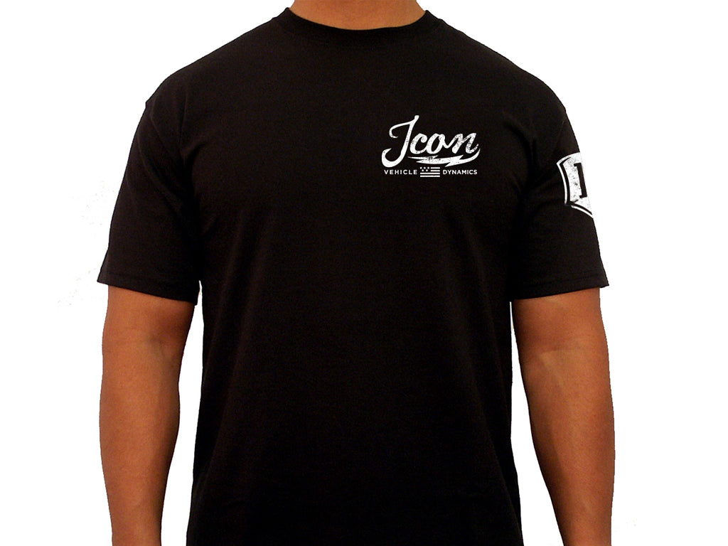 ICON Vintage-Logo Tee – Black, Small
