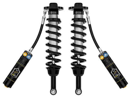 ICON 2025-2026 Toyota 4Runner 4WD, 1.25-3" Lift, Front, 2.5 Series Coilover Kit, Remote Reservoir w/ CDXS