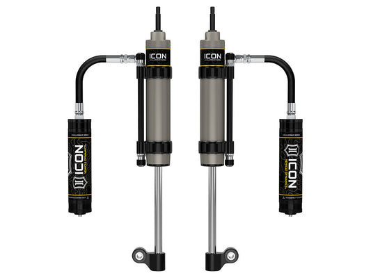 ICON 2005-2023 Toyota Tacoma, Rear, V.S. 2.5 Aluminum Series RXT Shock Absorbers, Omega Bypass Remote Reservoir, Pair
