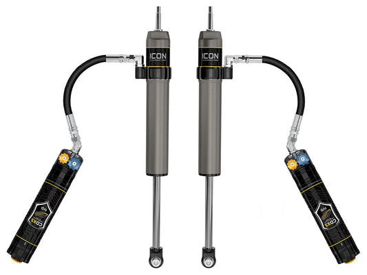 ICON 2022-2026 Toyota Tundra 0-1.5” Lift/2023-2025 Sequoia 0-4" Lift, Rear, V.S. 2.5 Aluminum Series Shock Absorbers, Remote Reservoir w/ CDXS, Pair