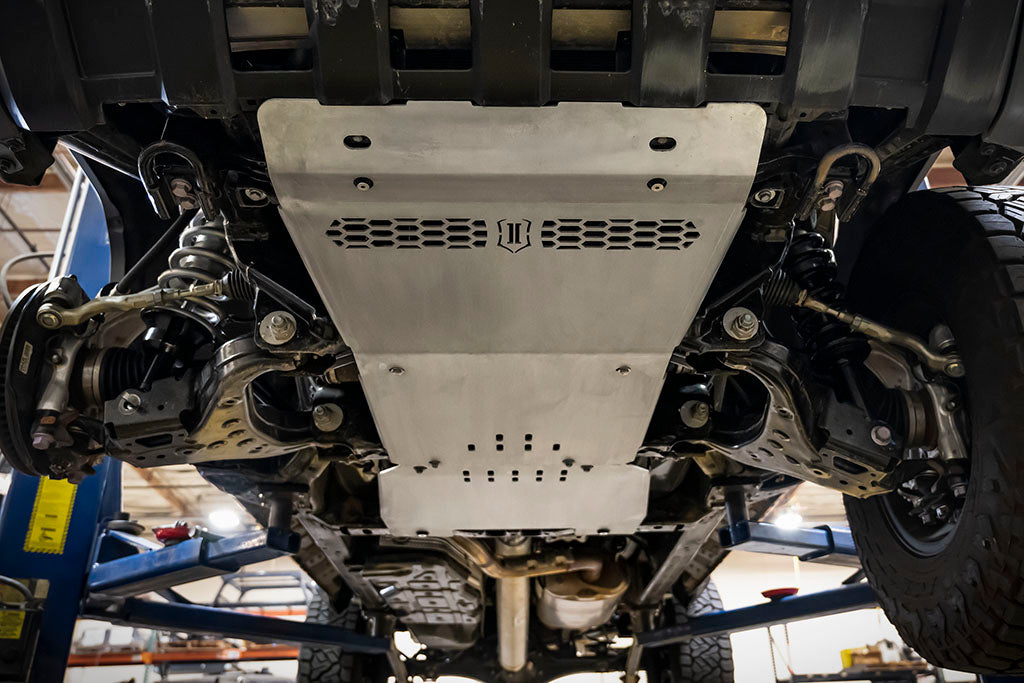ICON 2024-2026 Toyota Tacoma/2025-2026 Toyota 4Runner, Gas/Automatic, Transmission Skid Plate Kit