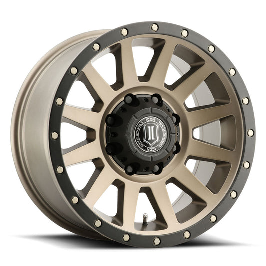 ICON Alloys Compression HD, Bronze, 18 x 9 / 8 x 180, 12mm Offset, 5.5" Backspace