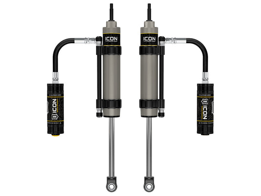 ICON 2005-2023 Toyota Tacoma, 0-1.5” Lift, Rear, V.S. 2.5 Aluminum Series Shock Absorbers, Omega Bypass Remote Reservoir, Pair