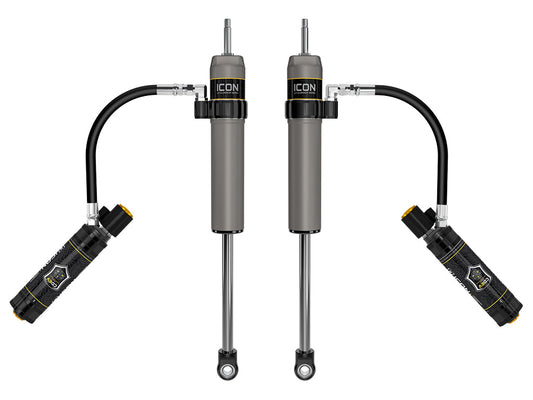ICON 2023-2025 Ford F-250/F-350 Super Duty 4WD, 4.5” Lift, Front, V.S. 2.5 Aluminum Series Shocks, Remote Reservoir w/ CDEV, Pair