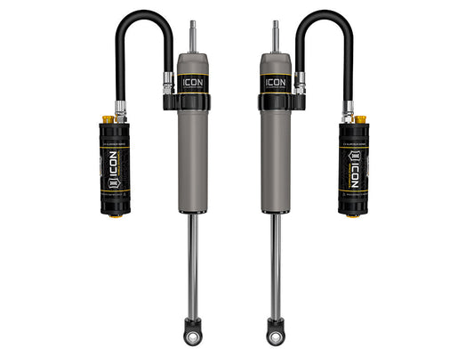 ICON 1991-2007 Toyota Land Cruiser 80/100 Series, 4-6” Lift, Rear, V.S. 2.5 Aluminum Series Shock Absorbers, Remote Reservoir w/ CDCV, Pair