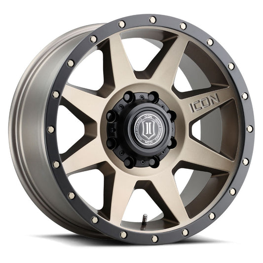 ICON Alloys Rebound, Bronze, 20 x 9 / 8 x 180, 12mm Offset, 5.5" Backspace