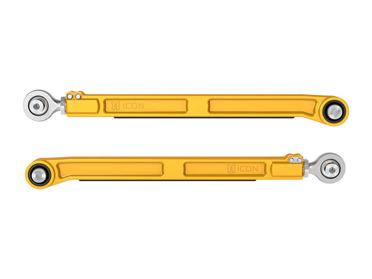 ICON 2022-2026 Toyota Tundra/2023-2025 Toyota Sequoia/2024-2026 Toyota Tacoma, Rear, Billet Lower Link Kit, Gold Anodizing