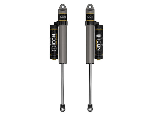 ICON 1999-2025 Ford F-250/F-350 Super Duty, 3-6” Lift, Rear, V.S. 2.5 Aluminum Series Shock Absorbers, Piggyback Reservoir, Pair