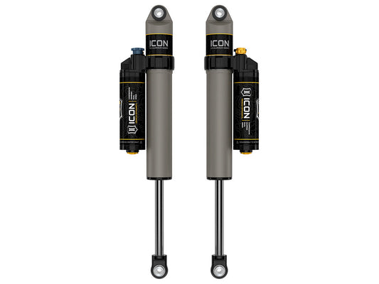 ICON 2021-2025 Ford F-150 4WD/F-150 Tremor, 0-2" Lift, Rear, V.S. 2.5 Aluminum Series Shock Absorbers, Piggyback Reservoir w/ CDXS, Pair
