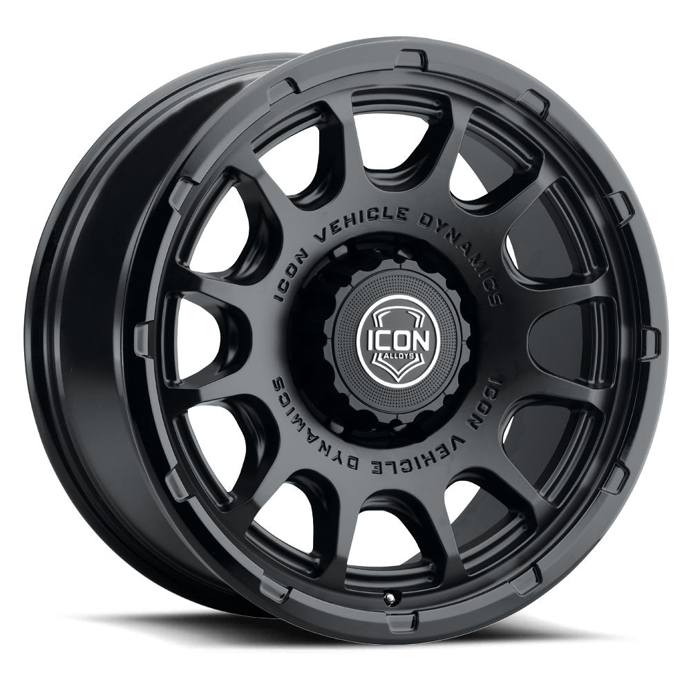 ICON Alloys Rancho, Double Black, 20 x 9 / 8 x 6.5, 12mm Offset, 5.5" BS