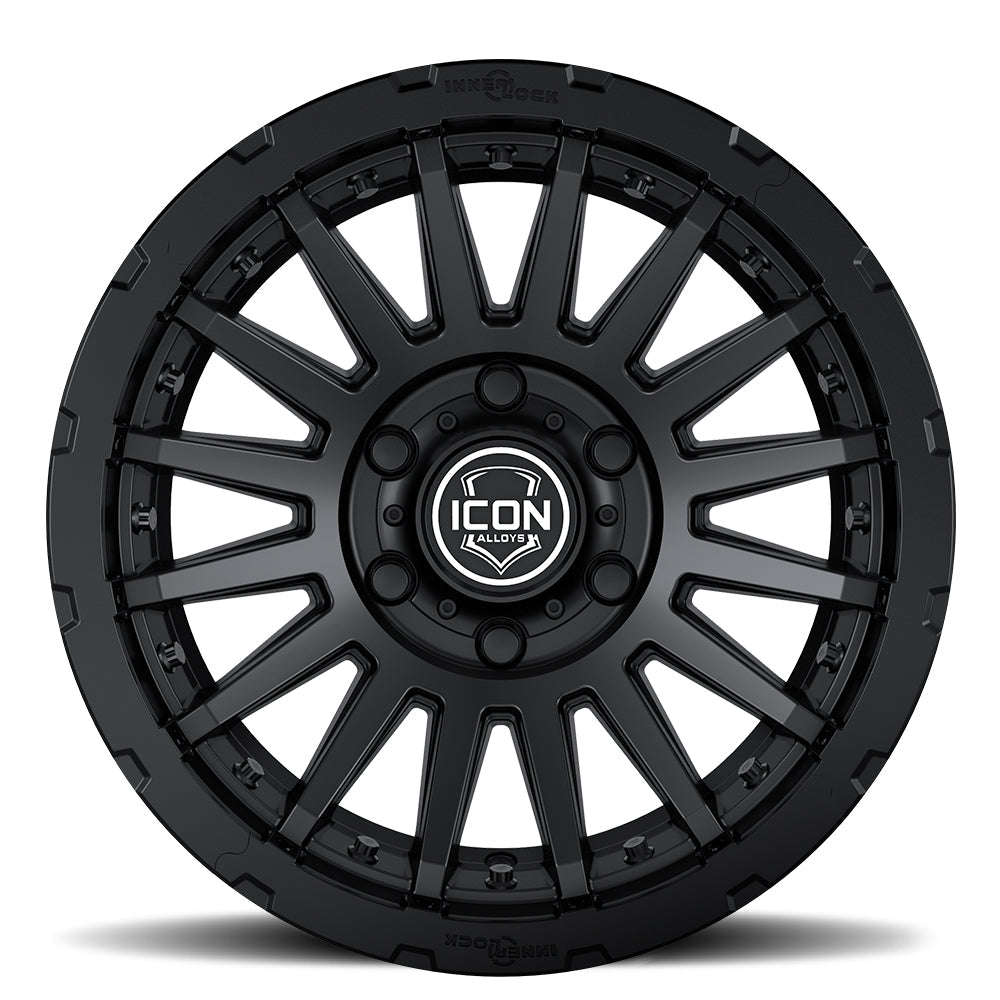 ICON Alloys Recon Pro, Satin Black, 18 x 9 / 6 x 135, 6mm Offset, 5.25" BS