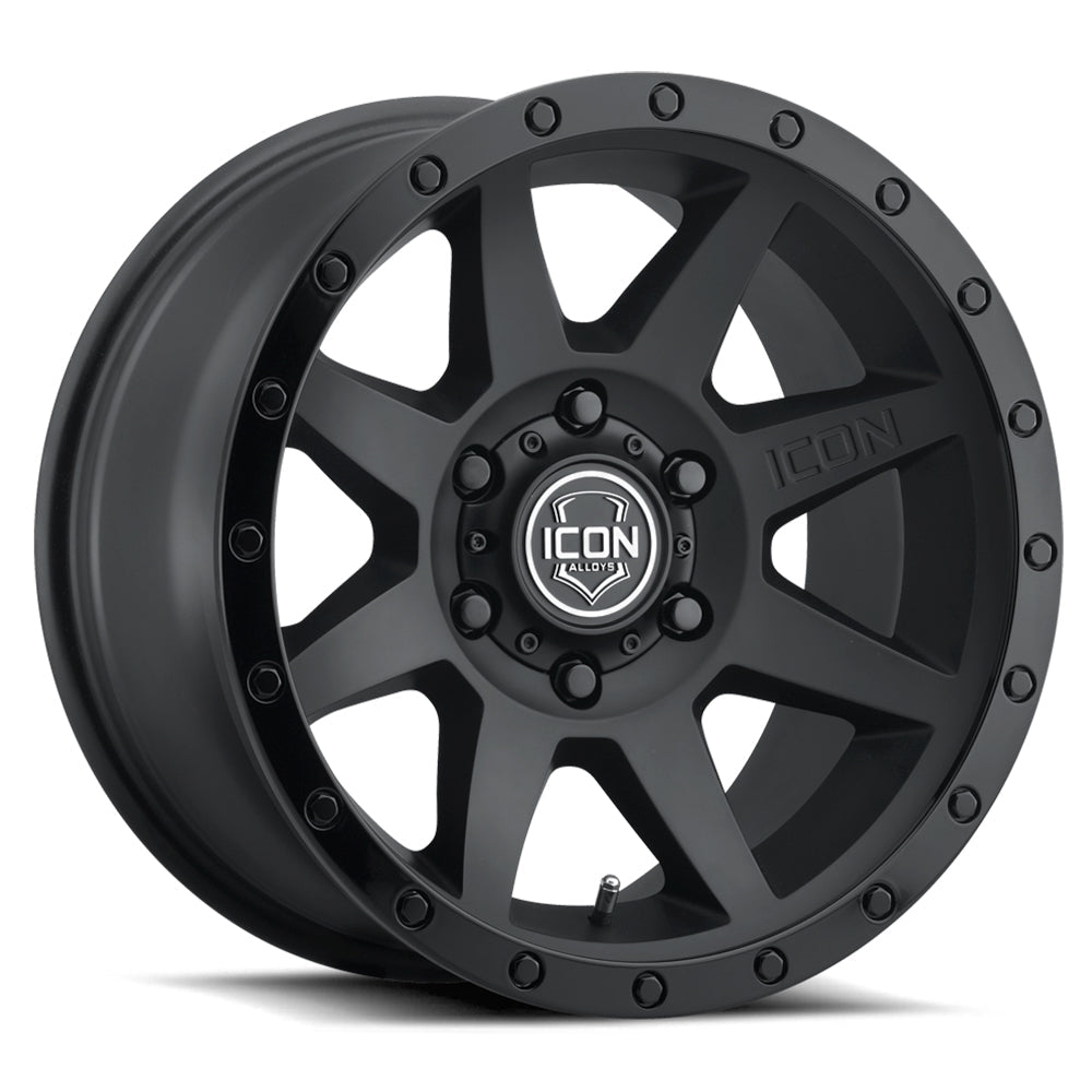 ICON Alloys Rebound, Double Black, 20 x 9 / 5 x 150, 16mm Offset, 5.625" BS