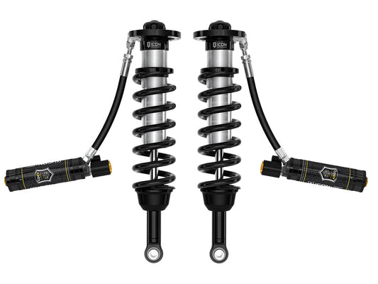 ICON 2024-2025 Toyota Land Cruiser 250 Series, 1.25-3" Lift, Front, V.S. 2.5 Series Coilover Kit, Remote Reservoir w/ CDEV, Pair