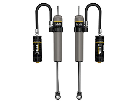 ICON 1996-2002 Toyota 4Runner, 0-2" Lift, Rear, V.S. 2.5 Aluminum Series Shock Absorbers, Remote Reservoir, Pair
