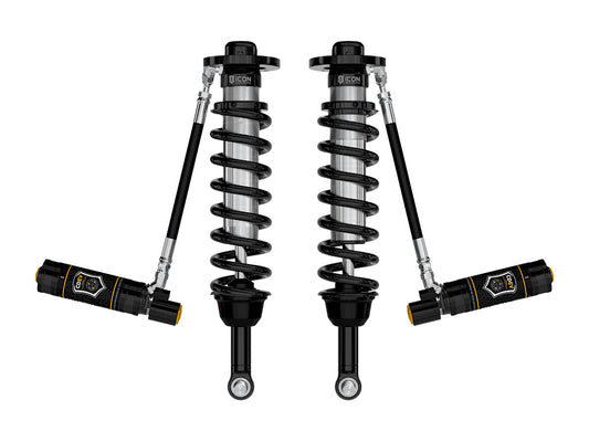 ICON 2021-2025 Ford F-150 4WD, 2.75-3.5" Lift, Front, V.S. 2.5 Series Coilovers, Remote Reservoir w/ CDEV, Pair