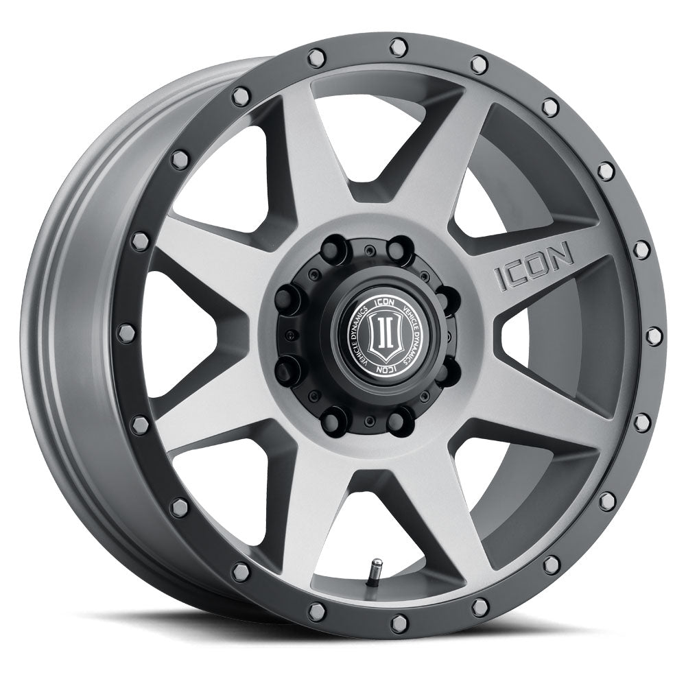 ICON Alloys Rebound, Titanium, 20 x 9 / 8 x 180, 12mm Offset, 5.5" Backspace