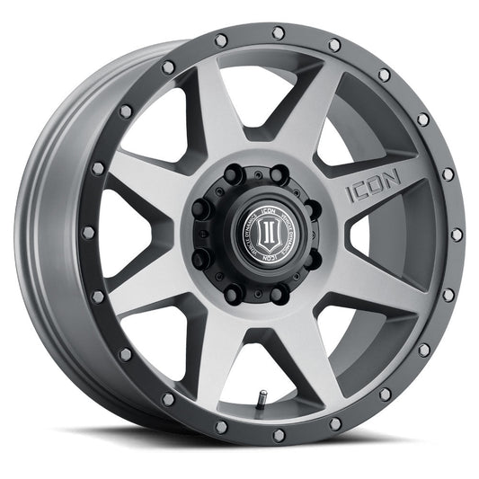 ICON Alloys Rebound, Titanium, 20 x 9 / 8 x 180, 12mm Offset, 5.5" Backspace