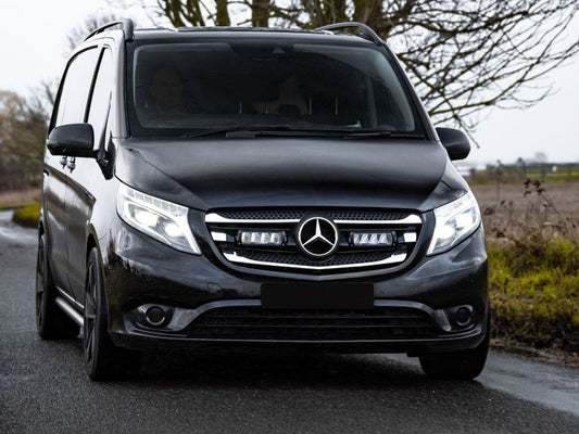 Mercedes Metris Grille Kit with LR-750 Beacon - GK-USMM-BCN-01K