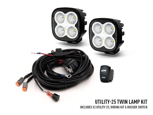 TRIPLE-R-LIGHTS 00U25-US-DBL-01K Utility-25 Twin Lamp Kit (00U25-US-DBL-01K)